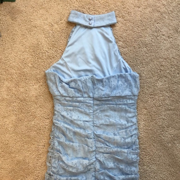 Blue Lace Dress - Picture 4 of 5